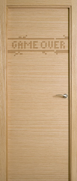 Gravure pour porte intérieure : GAMES #2