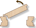 Porte intérieure en bois Demange